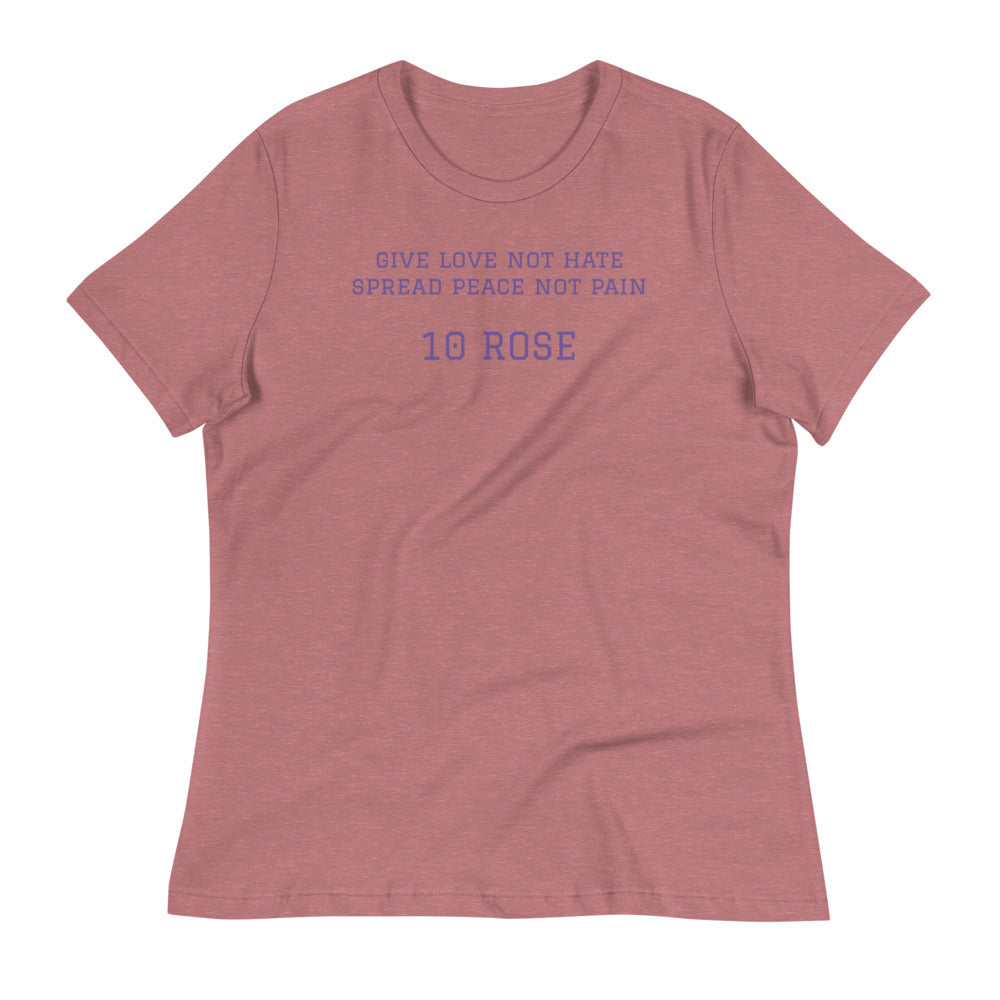 spread peace Women's Relaxed T-Shirt