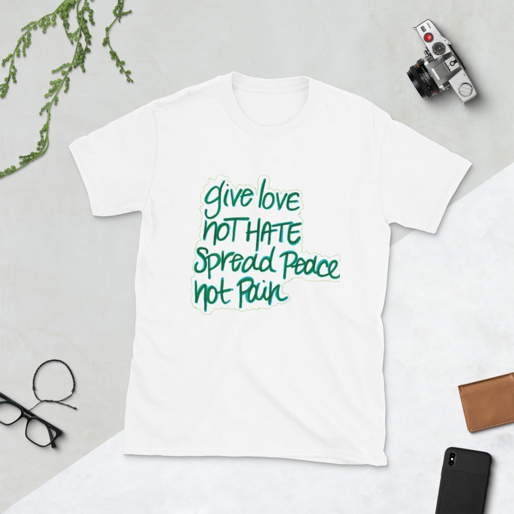 spread peace Short-Sleeve women  T-Shirt