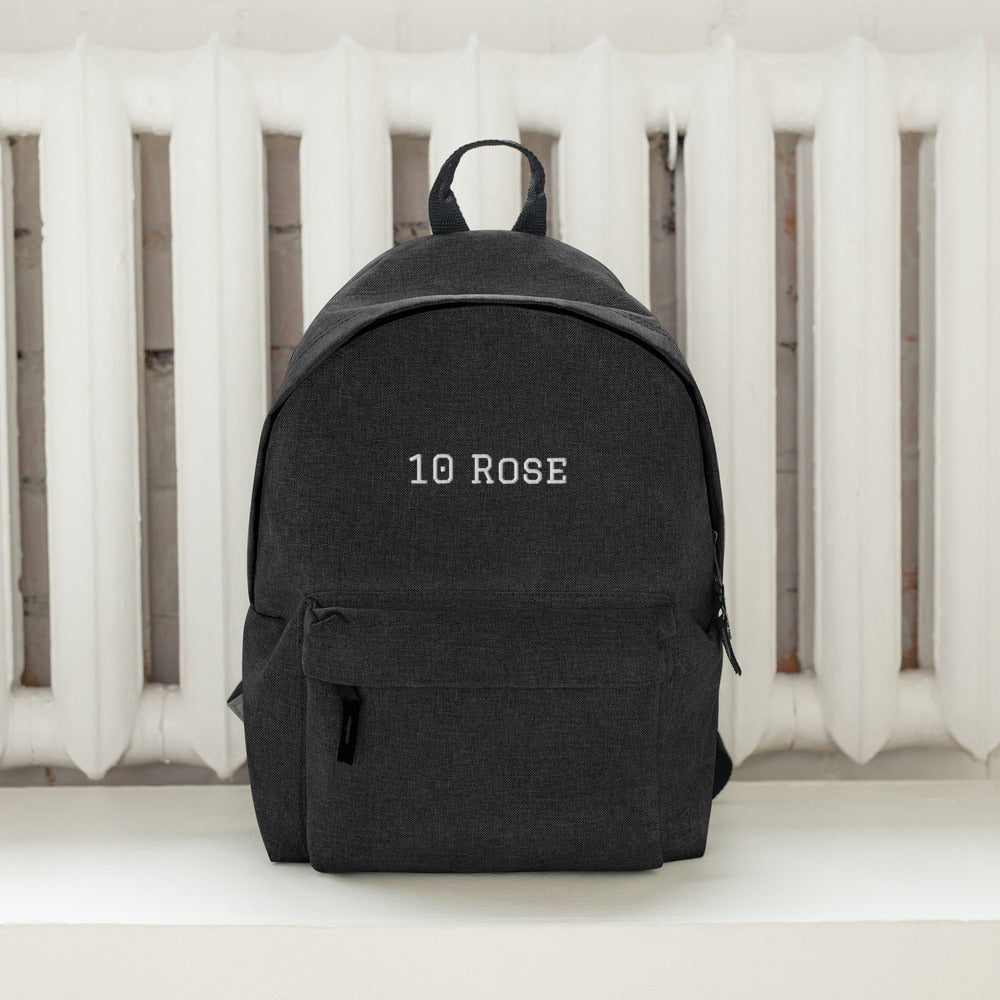 10 rose CLASSICS logo Embroidered Backpack